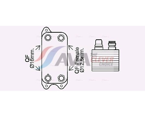 Oil Cooler, automatic transmission