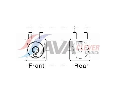 Oil Cooler, automatic transmission