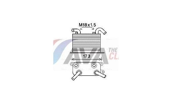 Oil Cooler, automatic transmission