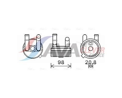 Oil Cooler, automatic transmission