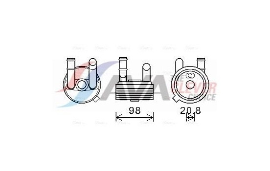 Oil Cooler, automatic transmission