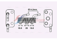 Oil Cooler, automatic transmission