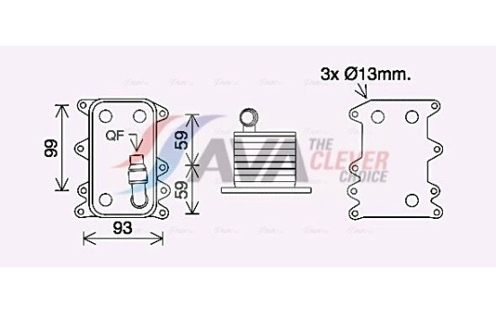 Oil Cooler, automatic transmission