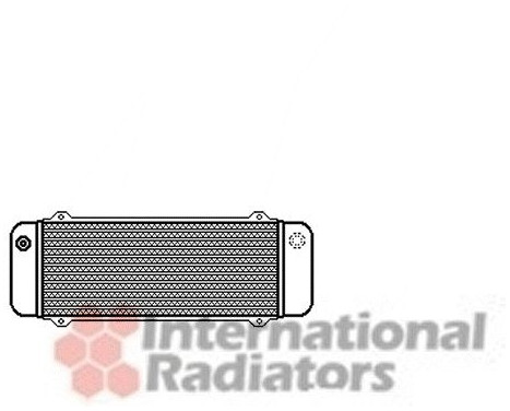 Oil Cooler, engine oil 03003033 Van Wezel, Image 2