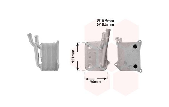 Oil cooler, engine oil 03013717 International Radiators