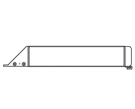 Oil Cooler, engine oil 06003108 Van Wezel