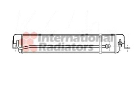 Oil Cooler, engine oil 06003168 Van Wezel, Image 2
