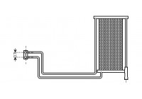 Oil Cooler, engine oil 06003368 International Radiators