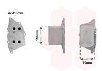 Oil cooler, engine oil 06013702 International Radiators