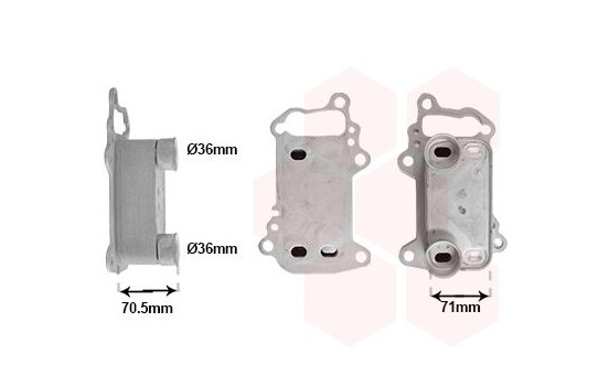 Oil cooler, engine oil 06013732 International Radiators