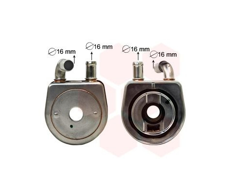 Oil Cooler, engine oil 09003284 International Radiators, Image 2