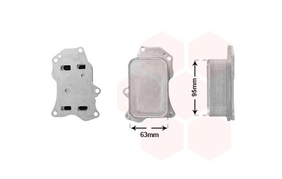 Oil cooler, engine oil 09013710 International Radiators