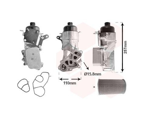 Oil cooler, engine oil 09013729 International Radiators