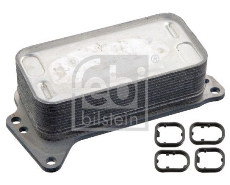 Oil Cooler, engine oil 105945 FEBI, Image 2