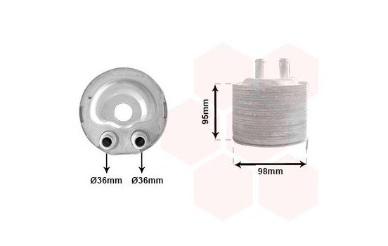 Oil Cooler, engine oil 13013700 International Radiators