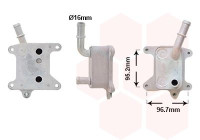 Oil cooler, engine oil 15013701 International Radiators