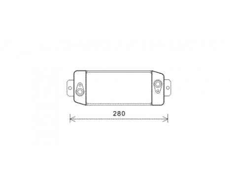 Oil Cooler, engine oil 17003397 Van Wezel