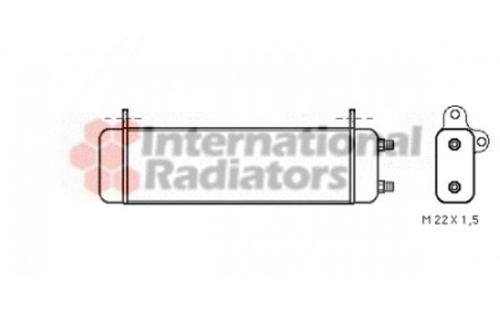 Oil Cooler, engine oil 30003158 Van Wezel