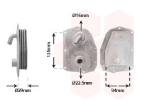 Oil cooler, engine oil 30013724 International Radiators