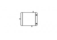 Oil Cooler, engine oil 37003147 Van Wezel