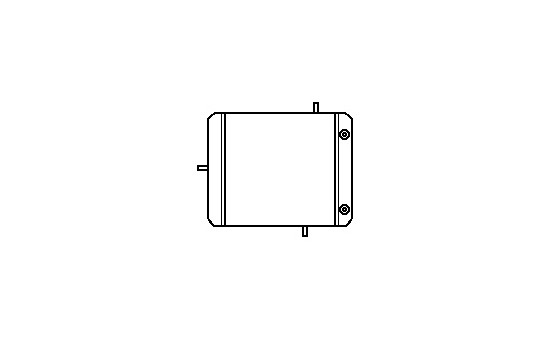 Oil Cooler, engine oil 37003147 Van Wezel