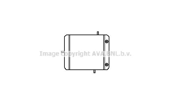 Oil Cooler, engine oil 37003147 Van Wezel, Image 2