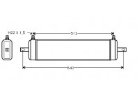Oil Cooler, engine oil 37003212 Van Wezel