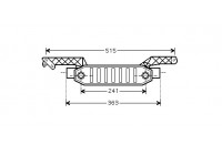 Oil Cooler, engine oil 40003282 International Radiators