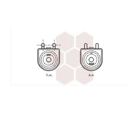 Oil Cooler, engine oil 40003297 International Radiators, Image 2