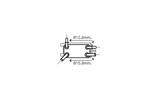 Oil Cooler, engine oil 59003135 International Radiators