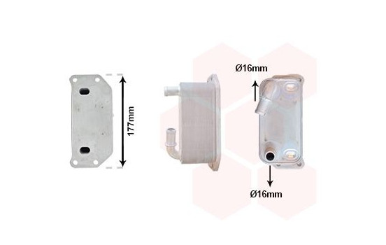 Oil cooler, engine oil 59013708 International Radiators