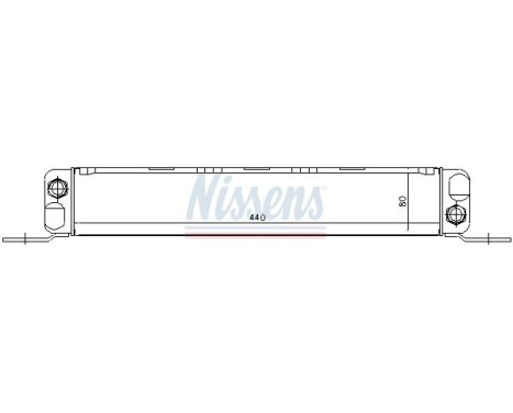 Oil Cooler, engine oil 90521 Nissens, Image 2
