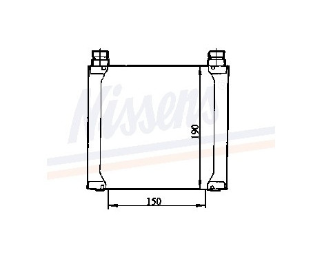 Oil Cooler, engine oil 90535 Nissens