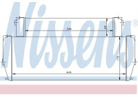 Oil Cooler, engine oil 90587 Nissens