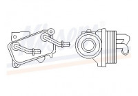 Oil Cooler, engine oil 90599 Nissens
