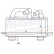 Oil Cooler, engine oil 90621 Nissens