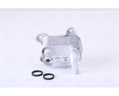 Oil Cooler, engine oil 90801 Nissens, Image 2