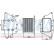 Oil Cooler, engine oil 90862 Nissens