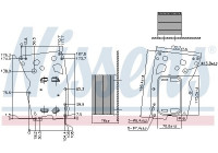 Oil Cooler, engine oil 90907 Nissens