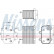 Oil Cooler, engine oil 90938 Nissens