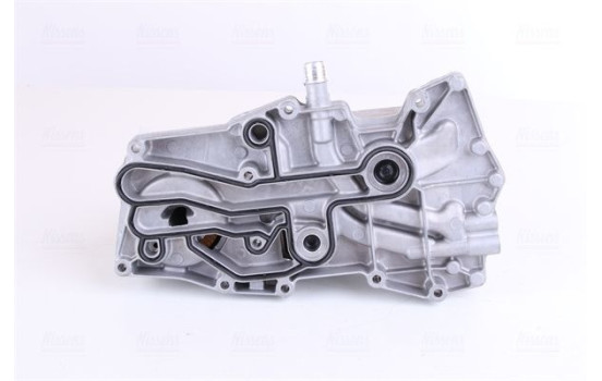 Oil Cooler, engine oil 90945 Nissens, Image 4