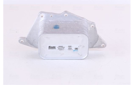 Oil Cooler, engine oil 90962 Nissens, Image 2