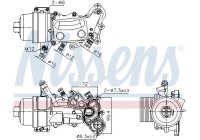 Oil cooler, engine oil 90992 Nissens