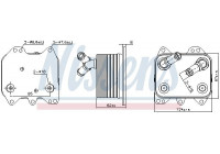 Oil Cooler, engine oil 90995 Nissens