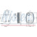 Oil Cooler, engine oil 91103 Nissens