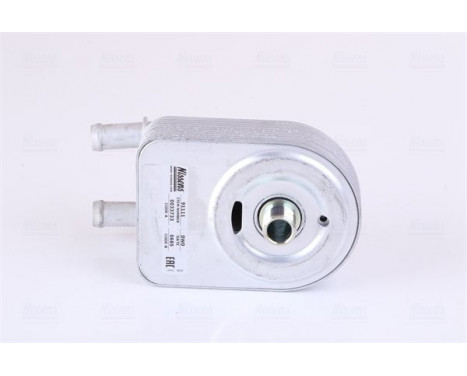 Oil Cooler, engine oil 91111 Nissens, Image 4