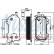 Oil Cooler, engine oil 91117 Nissens