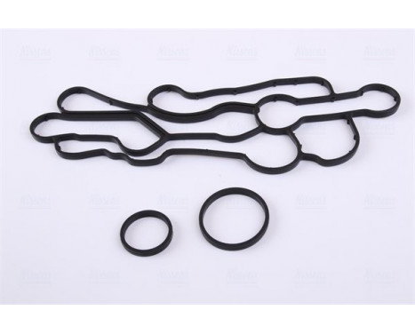 Oil Cooler, engine oil 91121 Nissens, Image 7