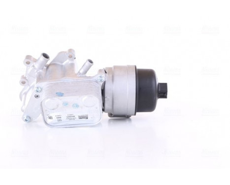 Oil Cooler, engine oil 91167 Nissens, Image 4