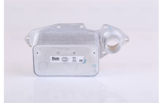 Oil Cooler, engine oil 91303 Nissens